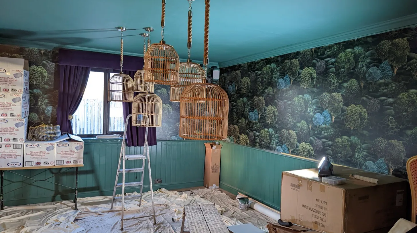 Commercial interior fit-out in progress by McGregor Builders